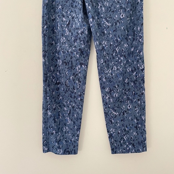 Athleta Brooklyn Ankle Pant Women size 4 Captivate Chrome Blue Travel Active - Picture 7 of 13